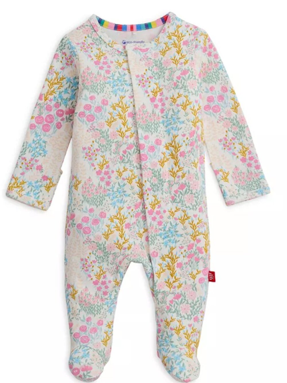 Magnetic Me Girls' Cotton Footie Two-Pack Bundle (Newborn size) - Picture 2 of 6